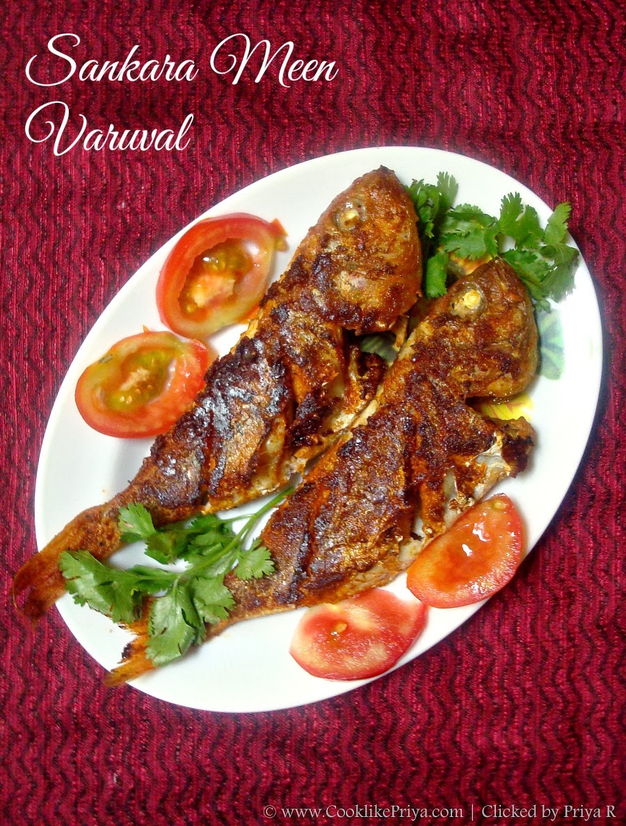 Cook Like Priya Red Snapper Fish Fry Sankara Meen Varuval