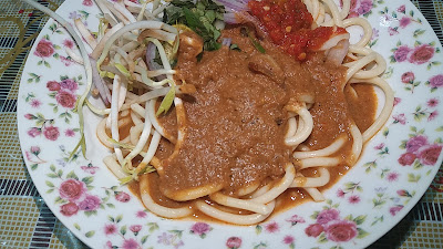 Laksa Johor Sedap Makan Dengan Sambal Belacan