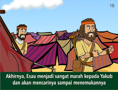 Komik Alkitab Anak: Yakub Menipu Esau