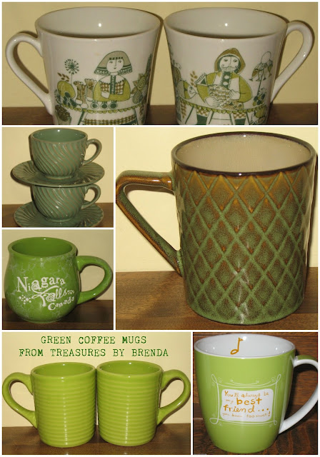 Green Coffee Mugs for St. Patrick's Day & All Year Long!