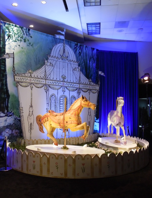 Original Mary Poppins carousel horses props