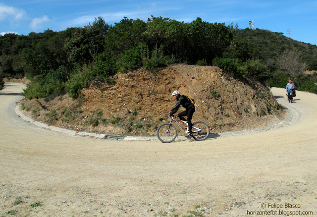 Collserola, ciclista