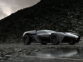Black Lamborghini Ankonian Sport Car HD Wallpaper