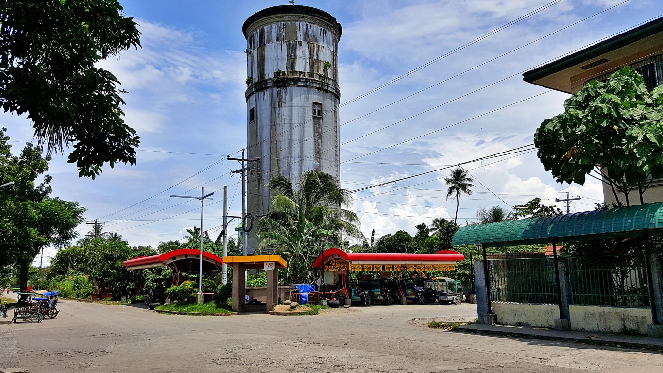 old concrete water tank at EB Magalona Negros Occidental