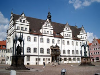 Renaissance-Rathaus in Wittenberg