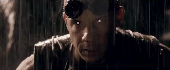 Close up of Riddick