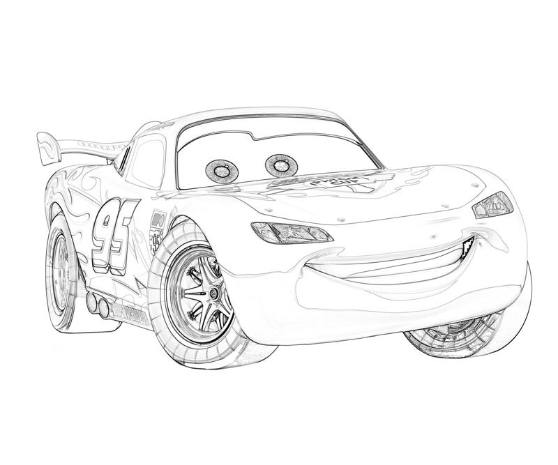 Lightning Mcqueen Drawing Pages 11 Image  Colorings.net