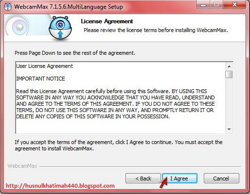 Husnul Blogger: Langkah - Langkah Menginstal Webcam Max