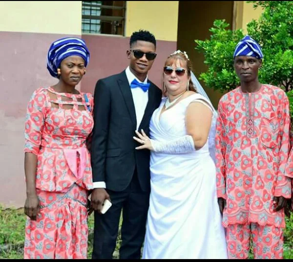Young Nigerian man and his older British wife enjoy their honeymoon in Ado Ekiti