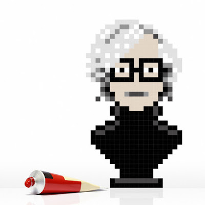 Puxxle,vinilo,pared,pixel,puzzle,decoracion,decoration,cuadrados,square,Andy Warhol