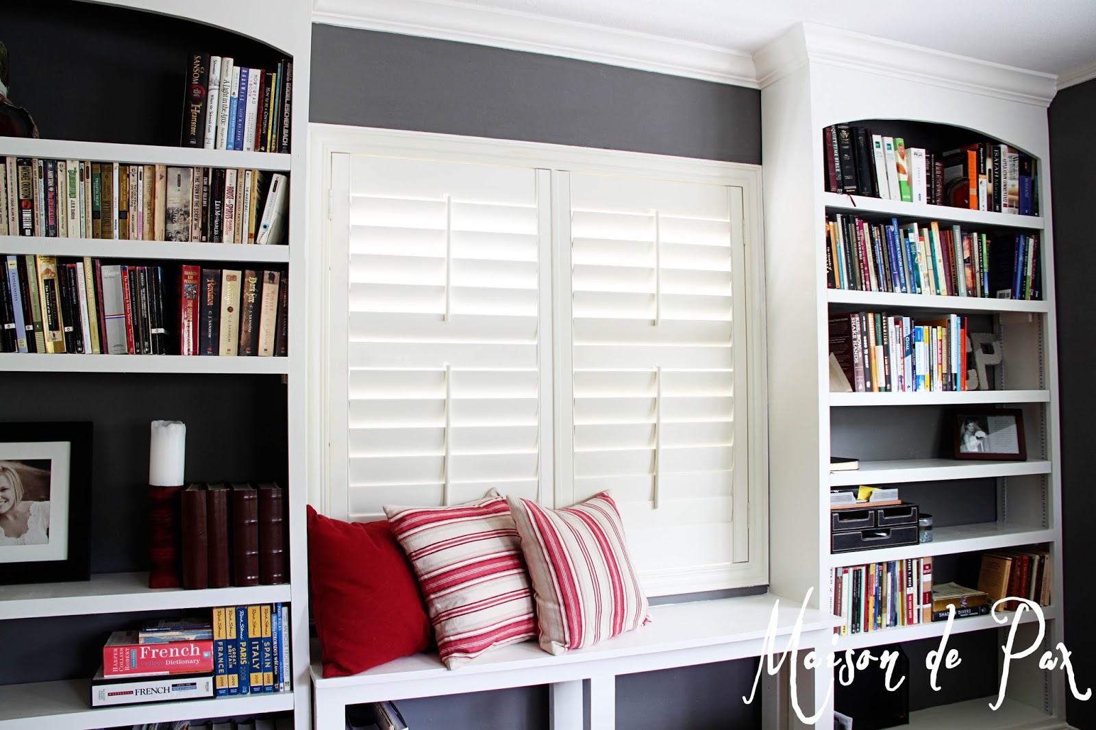 DIY Built-In Bookshelves - Maison de Pax