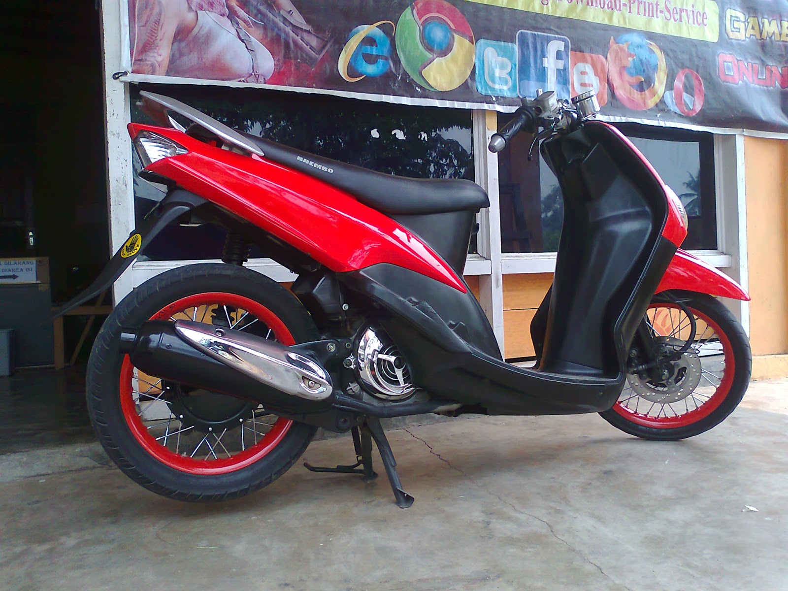 78 Modifikasi Motor Matic Mio Sporty Terbaik Dan Terupdate Bengkel