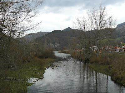 El río Nalón a su paso por Rioseco, Sobrescobio.