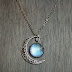 Aurora Moonlight Antique Silver Necklace