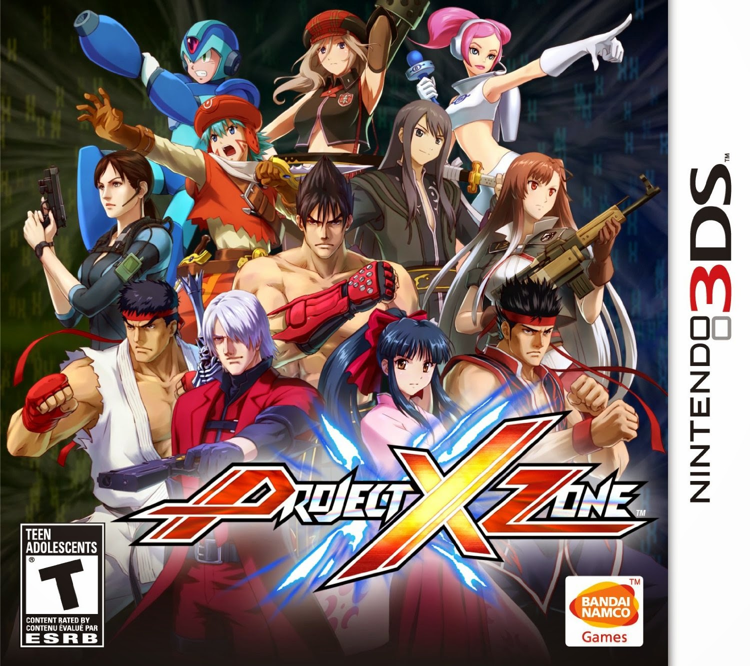 3DS Project X Zone Cover