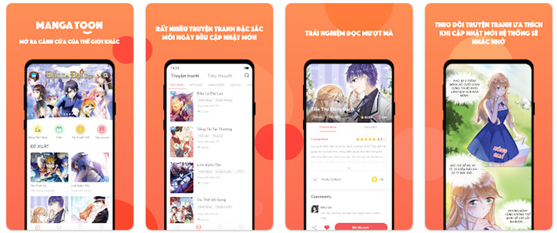 MangaToon Lite - App đọc truyện nhỏ gọn cho máy yếu, mạng chậm a1