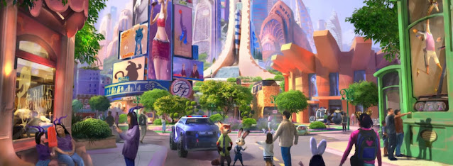 Zootopia Land Disneyland Forward Concept Art