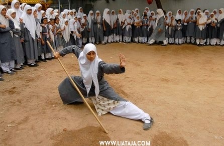 Sekolah Wanita Muslim di India Ini Mengajarkan Beladiri Wushu | liataja.com