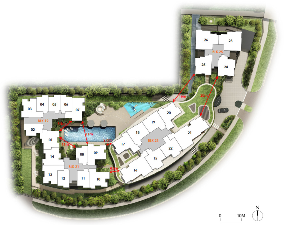 The Antares Site Plan