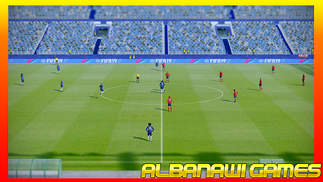 رسومات جديد مثل FIFA 19 العشب الجديد HD مثل FIFA 19 تمت إضافة إعلان FIFA 19 الرسمي لوحة FIFA 19 الرسمية ويشمل هذا وزارة الدفاع أيضا فيكس الحلو