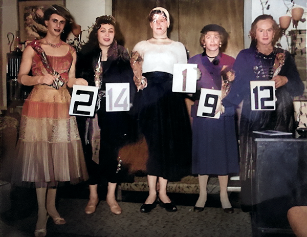 A mid-20th Century womanless beauty pageant.