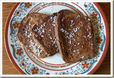 Gingerbread French Toast