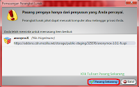 Cara Memasang Addon Anonymox
