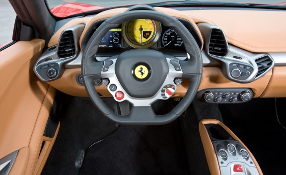 Ferrari 458 interior