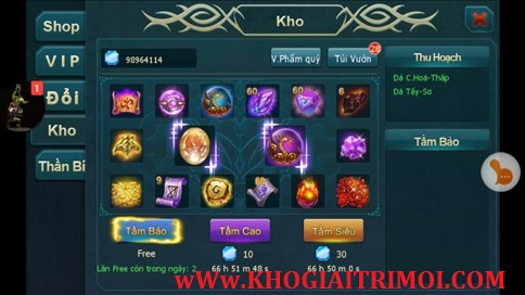 Thông báo chỉnh sửa tính năng trong game Holy War