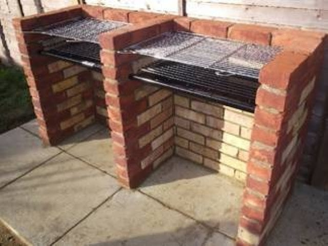 Brick Built In Bbq5