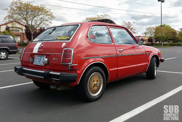 1978 Honda Civic from the back