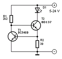 Build a Constant LED Power Supply Circuit Diagram