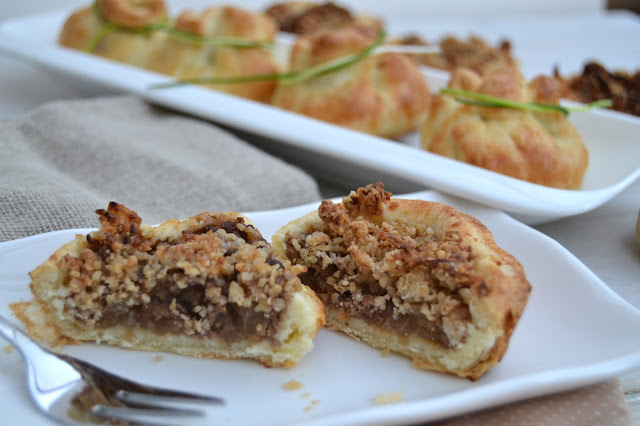 Shortcrust pastry filled with savoury steak mince and oatmeal stuffing AKA Skirlie