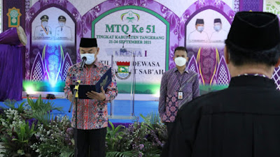 Wakil Bupati Buka MTQ Ke-51 Tingkat Kabupaten Tangerang