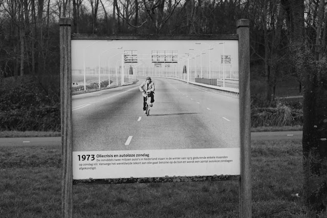 de eerste snelweg, foto met de camera op stap