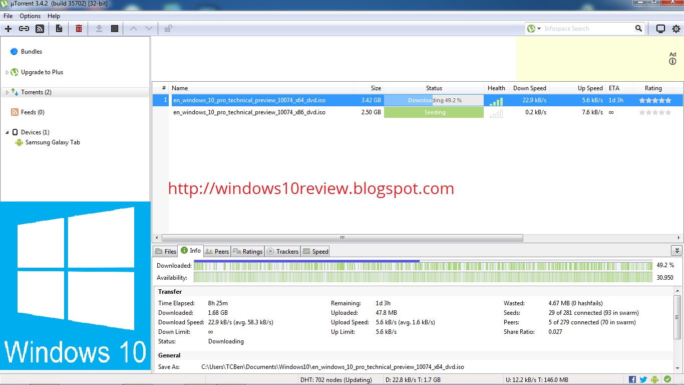 Download Windows 10 Insider Preview with Torrent | Windows10 All About