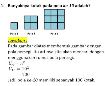 contoh soal dan pembahasan pola bilangan 1