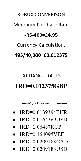 currency exchanger robux