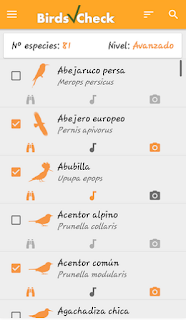 Birds Check, una app para localizar aves