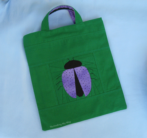 Ladybird Tote Bag ~ Threading My Way