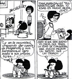 Mafalda: besos u ogros