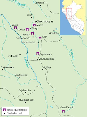 Imagen el Mapa de Chachapoyas