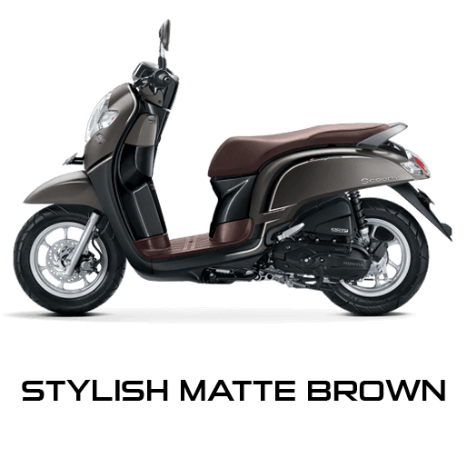 New Scoopy  Stylish Matte  Brown  New Scoopy  2019 Rp 18 650 