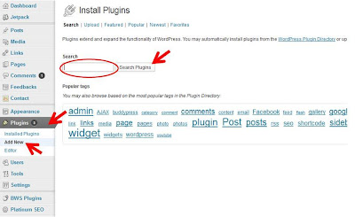 cara install plugins wordpress