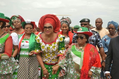 Speaking at the PDP women rally in Onitsha, Anambra state today March 23rd, First Lady Patience Jonathan said APC will be buried on March 28th