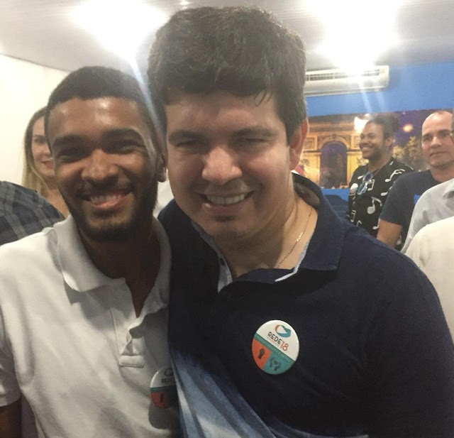 Ao lado do Senador Randolfe Rodrigues da Rede, Sanchilis Oliveira fala sobre candidatura a prefeitura de Escada