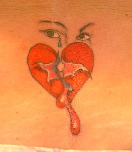 tattoos of hearts. love heart tattoos designs.