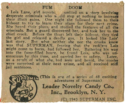 1940 Leader Novelty Superman - 6 - Fumes of Doom (Horizontal Back)