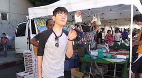 Greyson Chance performing California Sky at the Farmers Market Video