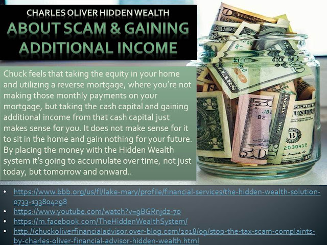 Charles Oliver Hidden Wealth - About Scam & Gaining Additional Income
